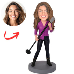 Female Singer Custom Bobbleheads
