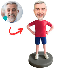 Man with Hands on Hips Custom Bobbleheads