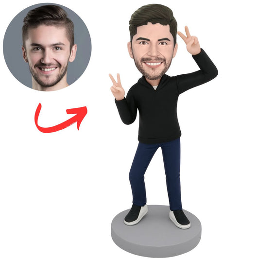 Casual Funny Man Custom Bobbleheads