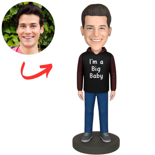 Casual Big Baby Man Custom Bobbleheads