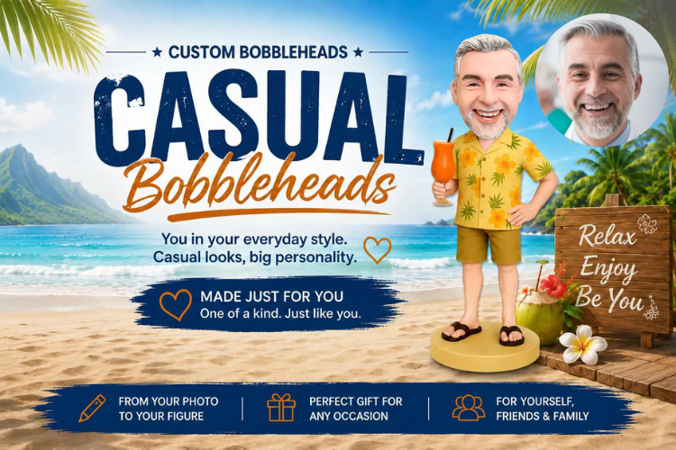 Casual Custom Bobbleheads