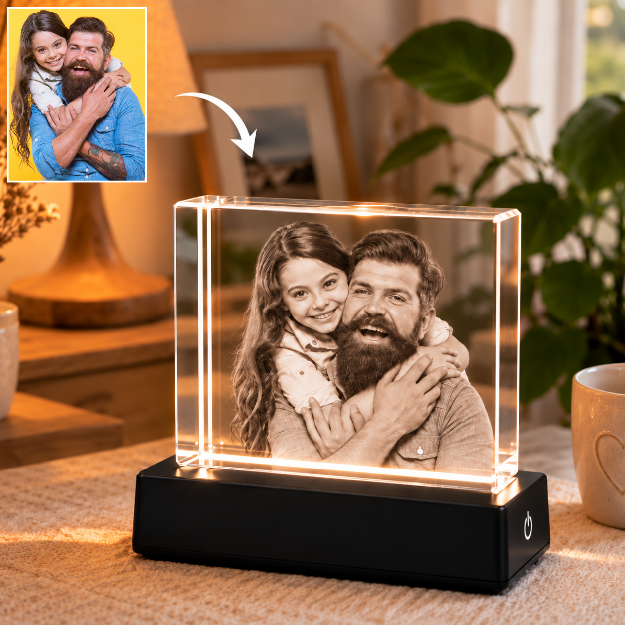 Custom Photo 3D Crystal Personalized Gift