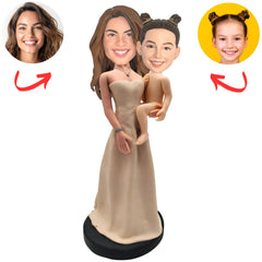 Woman Holding a Baby Custom Bobbleheads