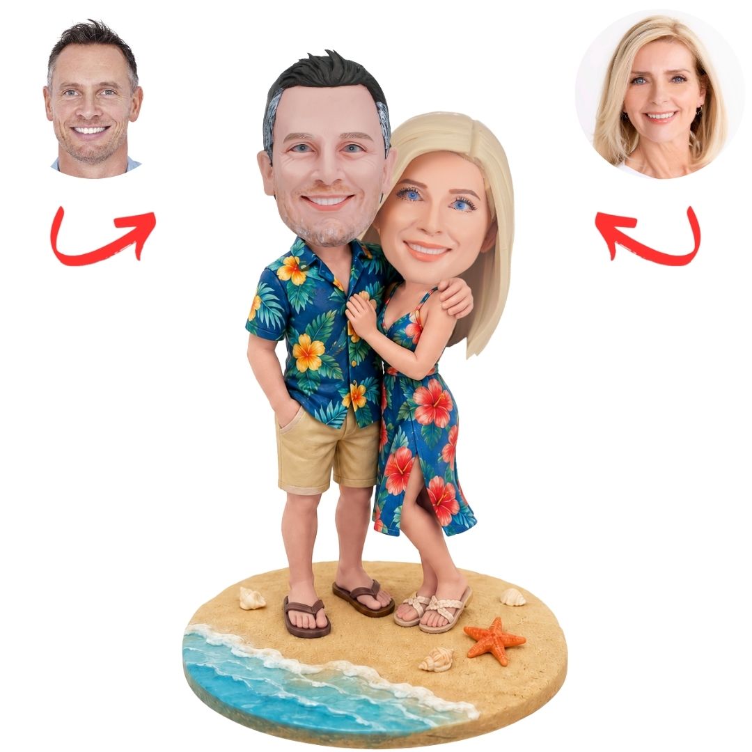 King and Queen Couple Custom Bobbleheads