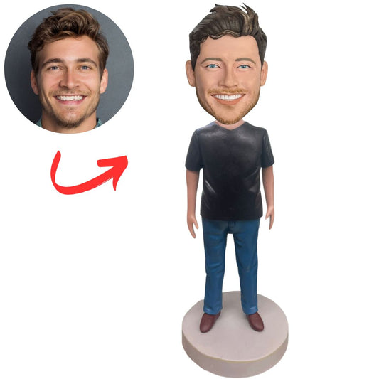 Man in Smart Casual Outfit Custom Bobbleheads