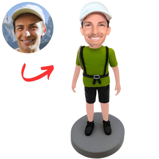 Green T-shirt Fashion Man Custom Bobbleheads