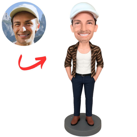 Sexy Muscular Fashion Man Custom Bobbleheads