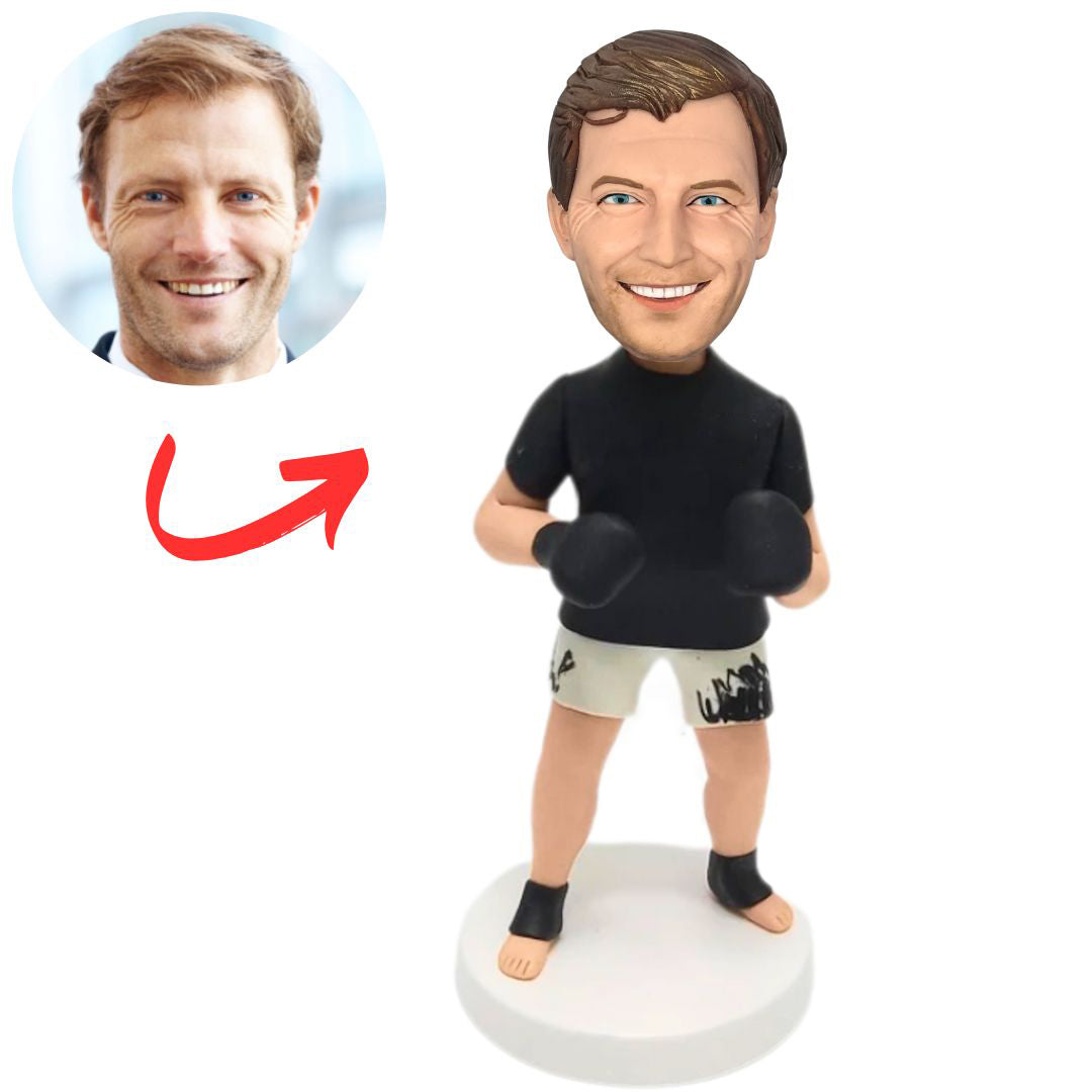 Male MMA Fighter Custom Bobbleheads