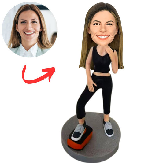 Beautiful Fitness Girl Custom Bobbleheads