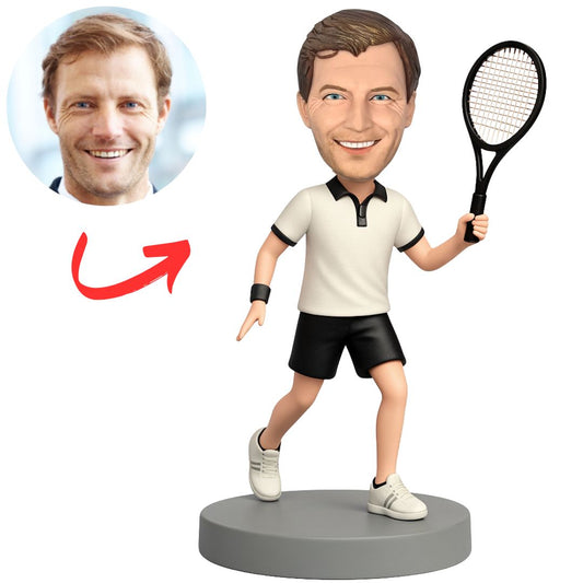 Sports Tennis Player Custom Bobbleheads