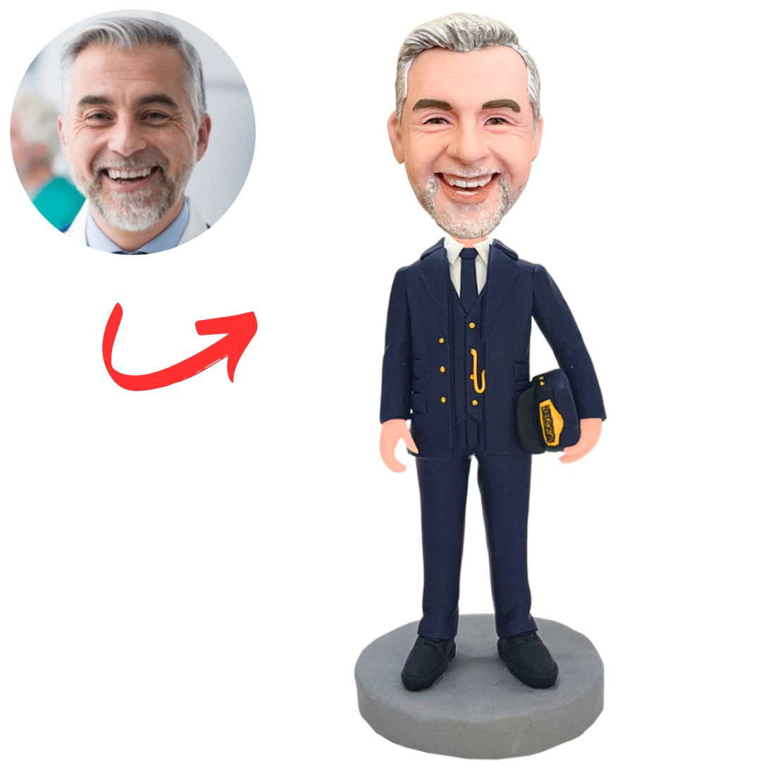 Retired Policeman Custom Police Bobbleheads
