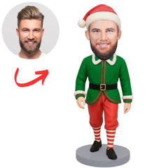 Man in Christmas Costume Custom Christmas Bobbleheads