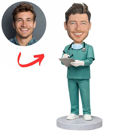Doctor with Notebook Custom Bobbleheads