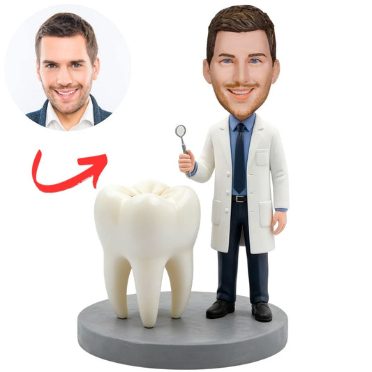 Dentist and Big Teeth Custom Bobbleheads