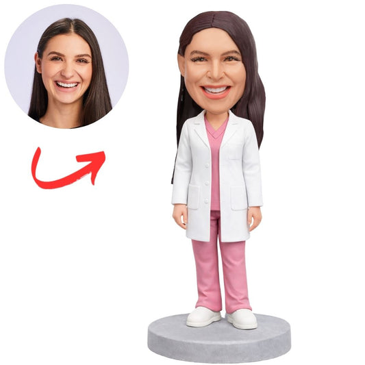 Female Pediatricians Nurse Custom Bobbleheads