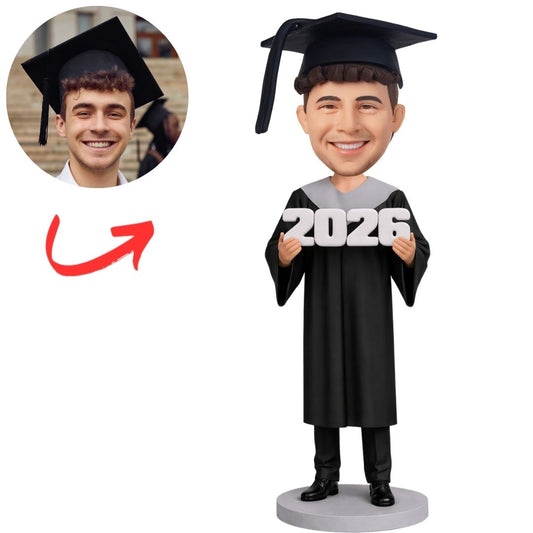 2026 Graduation Man Custom Bobbleheads Graduation Gifts