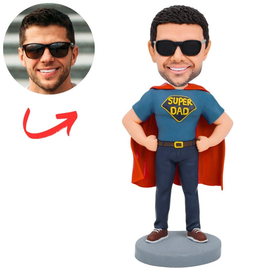 Cool Super Dad Custom Bobbleheads