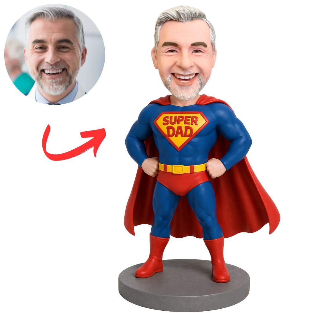 Superhero Dad Custom Bobbleheads
