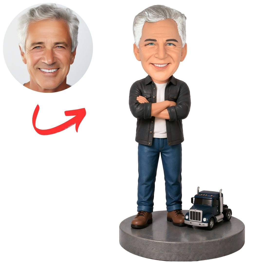 Cool Truck Driver Custom Bobbleheads