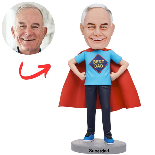 Super Dad Best Dad Custom Bobbleheads