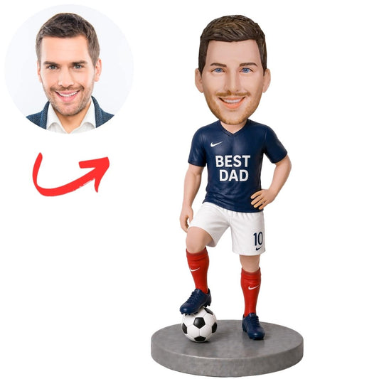 Best Dad Soccer Player Custom Bobbleheads