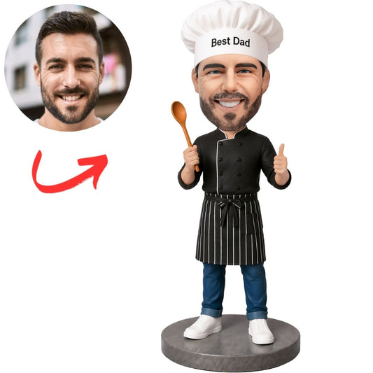 Chef Best Dad Custom Bobbleheads