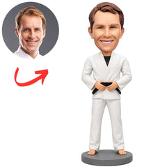Karate Jujutsu Taekwondo Man Custom Bobbleheads