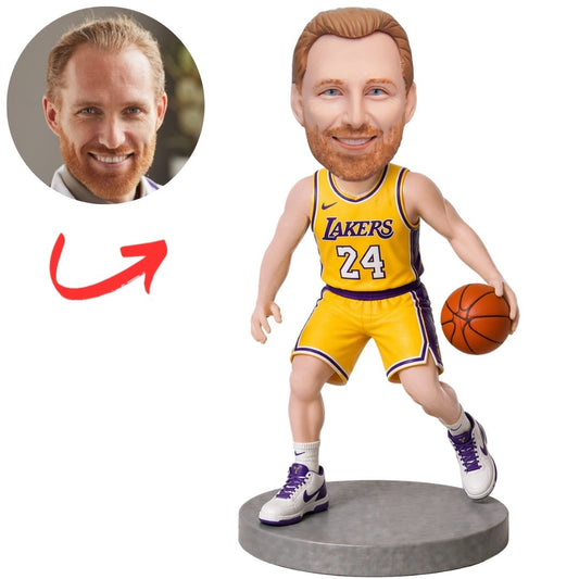 Lakers #24 Basketball Player Fan Custom Bobbleheads
