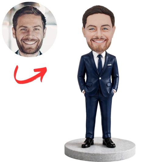 Executive Style Businessman Custom Bobbleheads