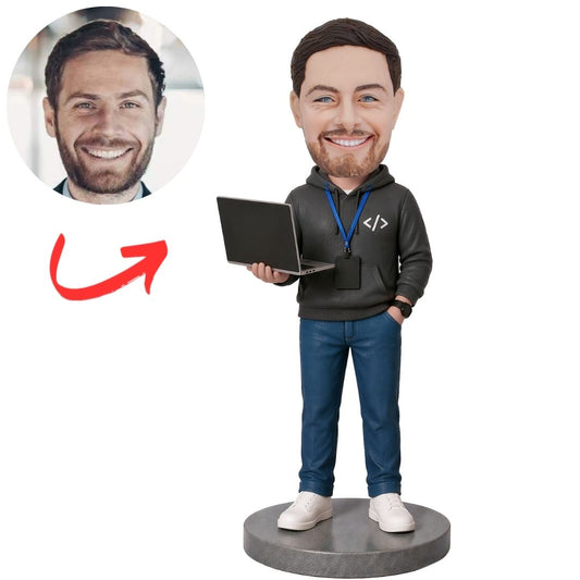 Software Engineer Programmer Custom Bobbleheads