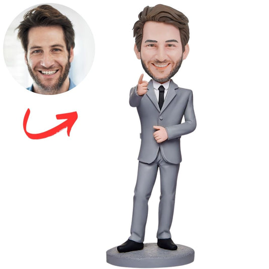 Business Man Believe in Yourself Custom Bobbleheads