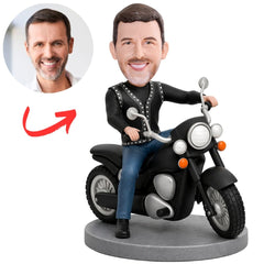 Motorcycle Harley Style Biker Custom Bobbleheads