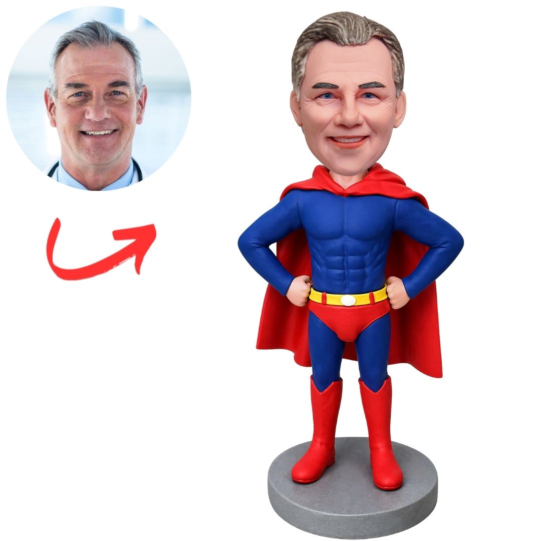 Comic Superman Superhero Custom Bobbleheads