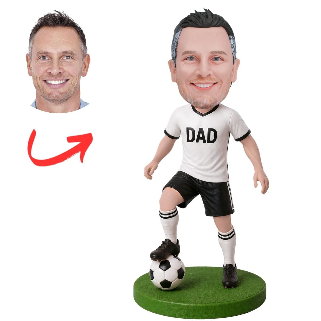 Soccer Goal Keeper Dad Custom Bobbleheads