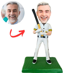 Male Baseball Player Sportsman Custom Bobbleheads