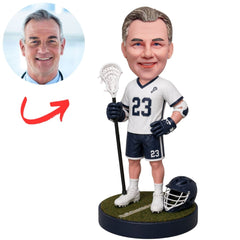 Cool Lacrosse Player Custom Bobbleheads