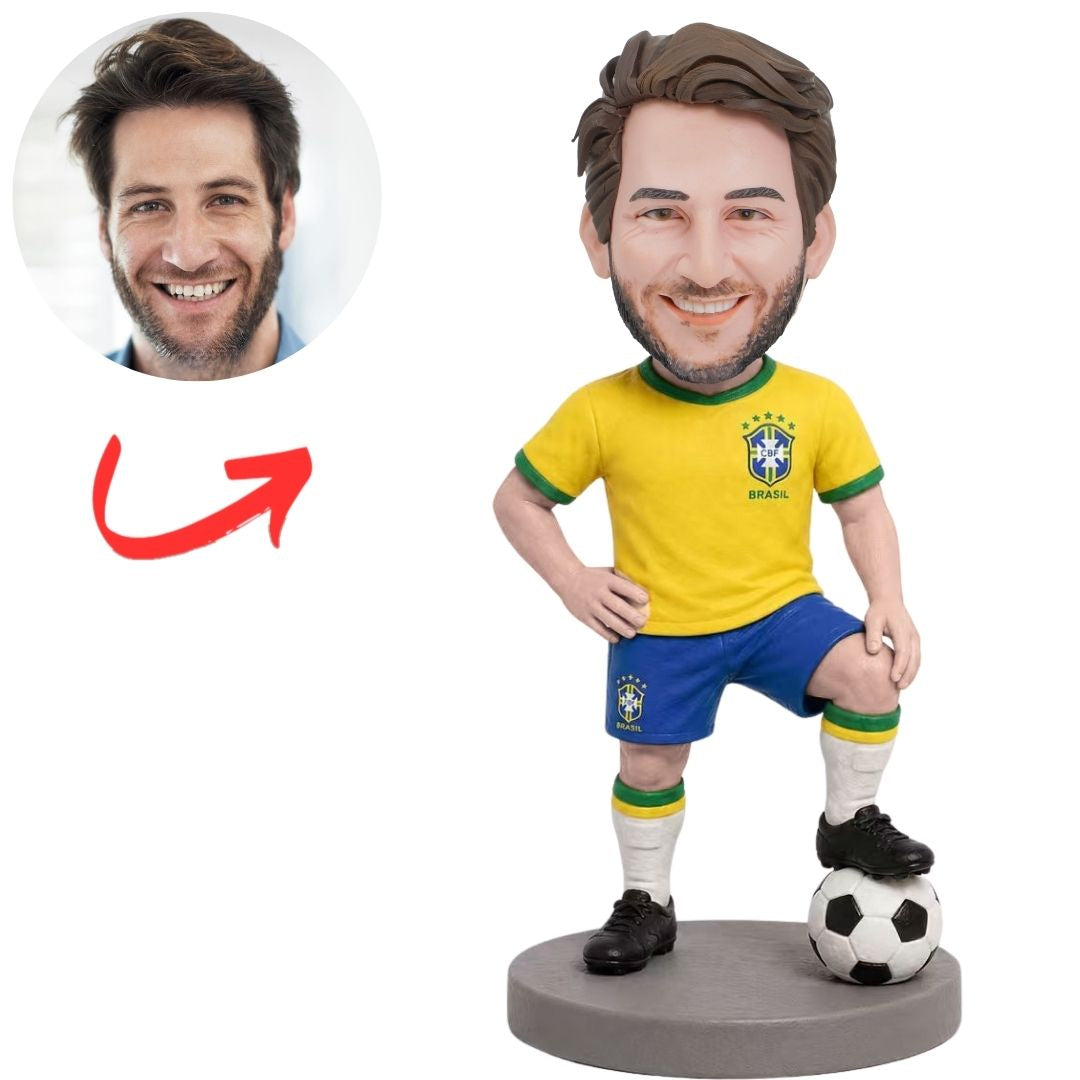 Brazilian Soccer Player Football Fans Custom Bobbleheads