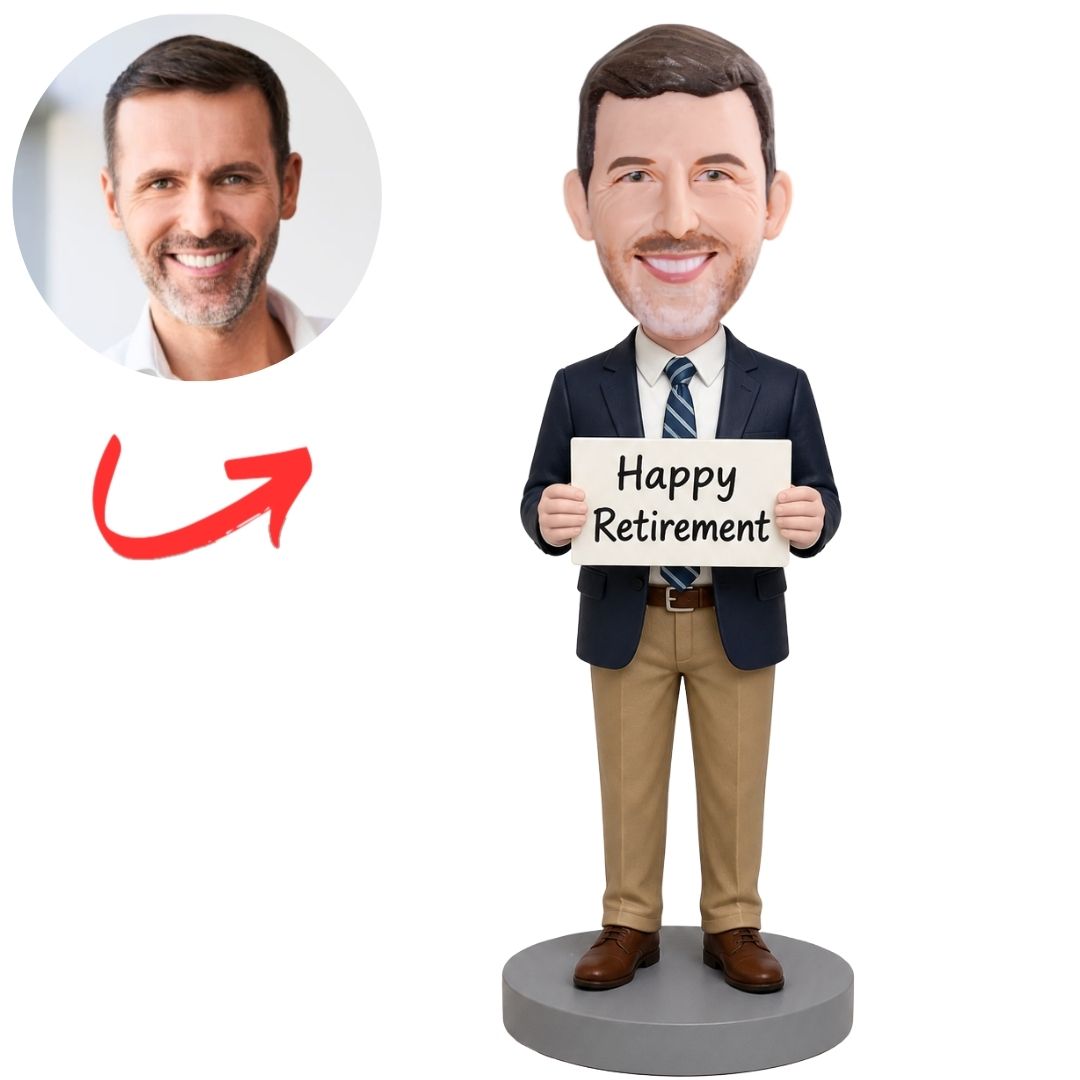 Businessman Retirement Custom Bobbleheads