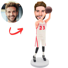 Basketball Player Shooting Posture Custom Bobbleheads Gifts