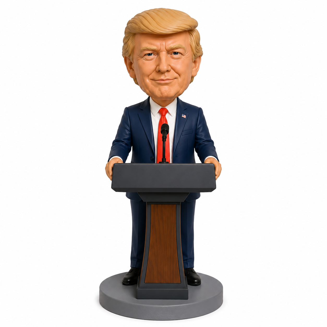 Trump Speaking at Podium Custom Bobblehead
