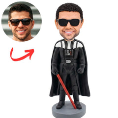 Custom Darth Vader Bobblehead with Red Lightsaber