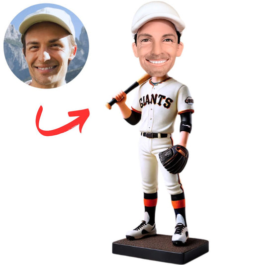 Giant Baseball Player Fans Custom Sports Bobbleheads