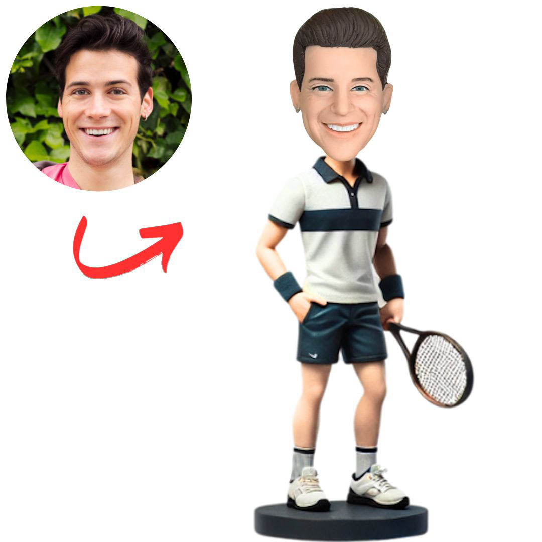 Cool Tennis Player Custom Tennis Bobbleheads