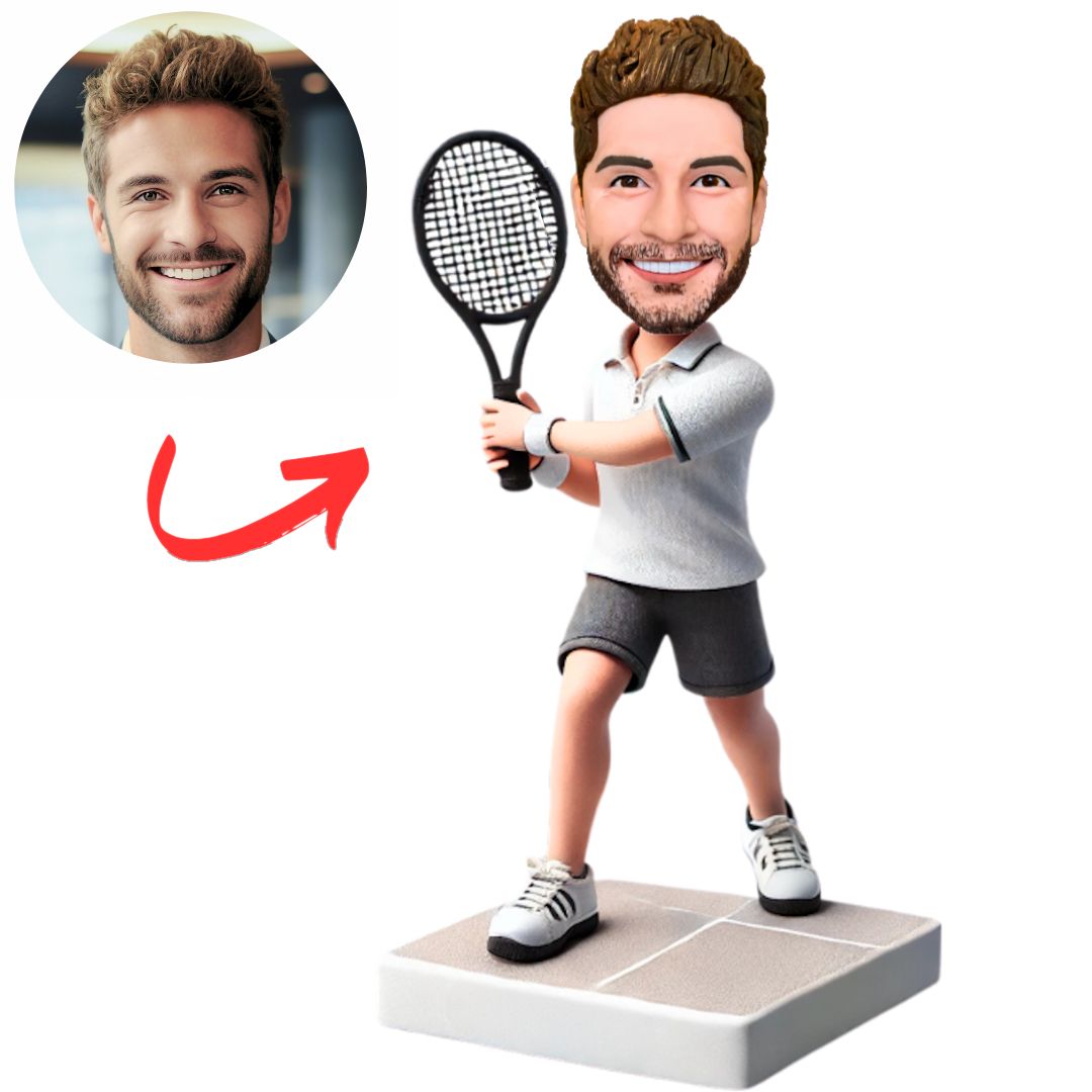 Custom Sports Tennis Player Bobbleheads Doll