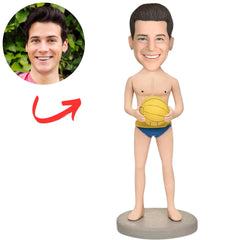 Beach Volleyball Man Custom Volleyball Bobbleheads