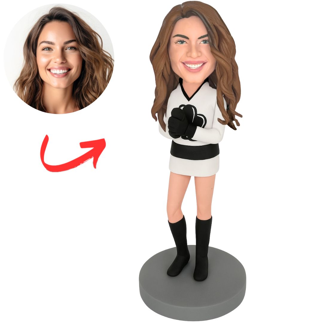 Female Softball Catcher Custom Bobbleheads