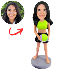 Sexy Female Volleyball Player Custom Bobbleheads