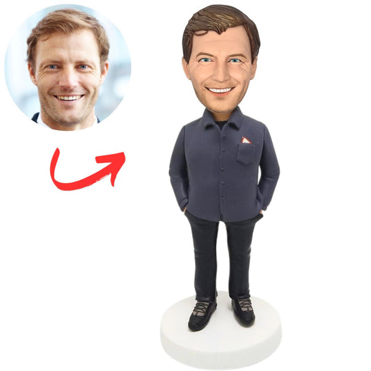 Fat Male Boss Personalized Boss Bobbleheads