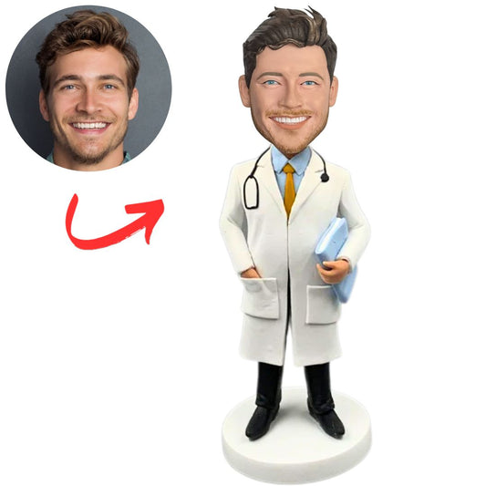 Doctor Holding a Notepad Custom Bobbleheads