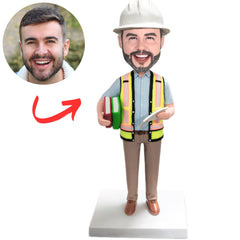 Male Engineer Custom Engineer Bobbleheads